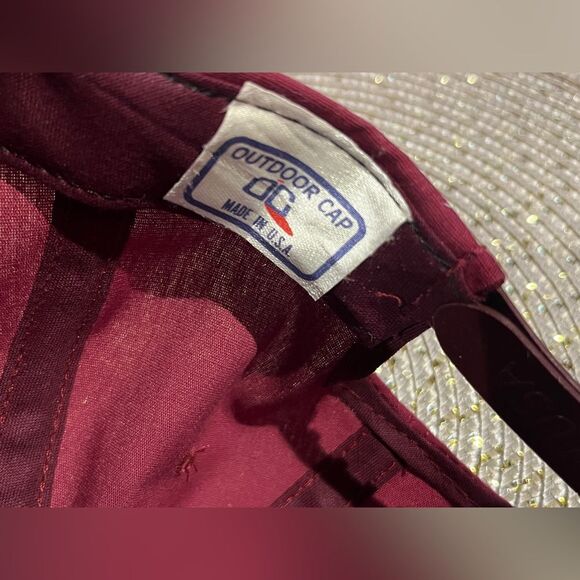 Vintage "trucker hat" snapback Buz Post Pontiac GMC Isuzu" burgundy Aztec-style - Picture 2 of 11